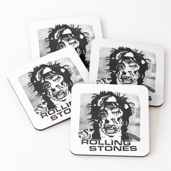 Item preview, Vintage Mick Jagger Portrait Black Graphic Classic Rock Music Band Design designed and sold by stellarofsea.