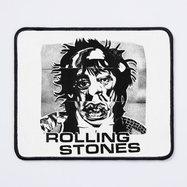 Item preview, Vintage Mick Jagger Portrait Black Graphic Classic Rock Music Band Design designed and sold by stellarofsea.
