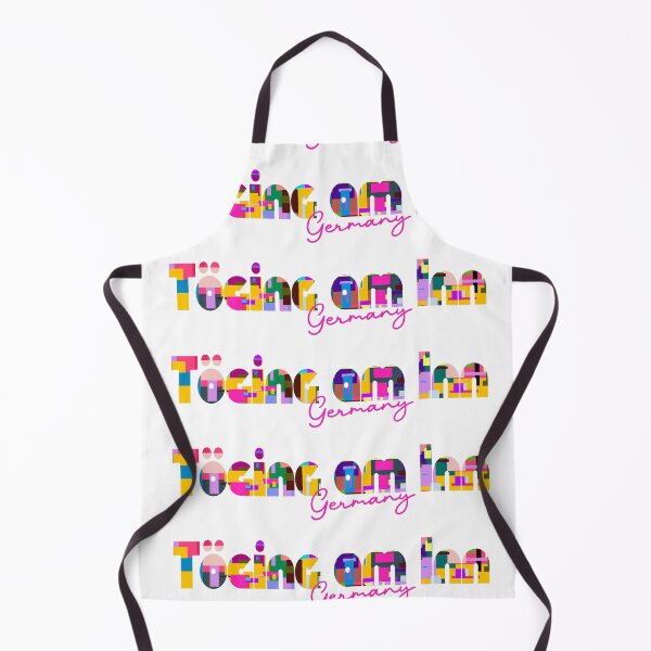 Item preview, Töging am Inn, Germany, Vibrant Abstract City Typography Art designed and sold by Wanderful-roads.