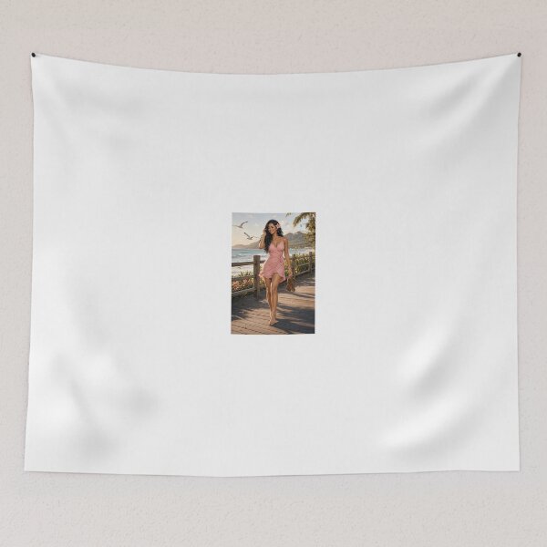 Item preview, Shanti Riveria in Pink Dress on Boardwalk designed and sold by CathryneDelamort.