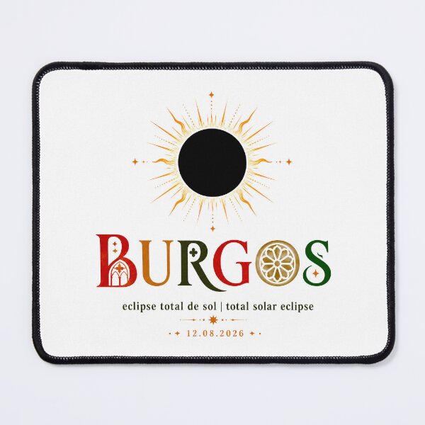 Item preview, Burgos Total Solar Eclipse 2026 designed and sold by Beyond Destinations.