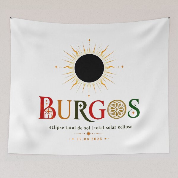 Item preview, Burgos Total Solar Eclipse 2026 designed and sold by Beyond Destinations.