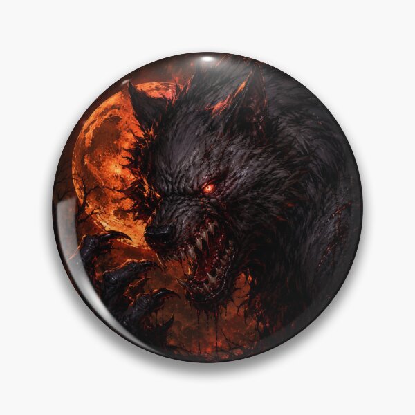 Item preview, Scary bloodthirsty Werewolf face art designed and sold by SMARTKIT  DESIGNAGENCY.
