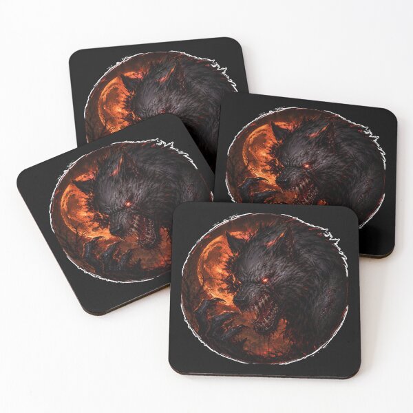 Item preview, Scary bloodthirsty Werewolf face art designed and sold by SMARTKIT  DESIGNAGENCY.