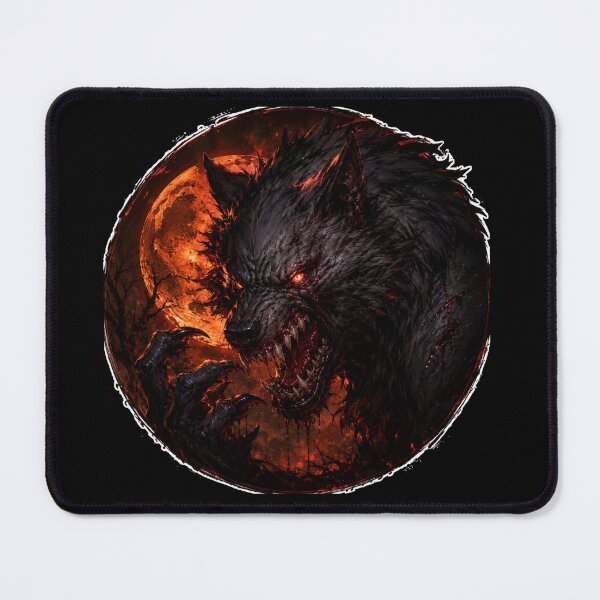 Item preview, Scary bloodthirsty Werewolf face art designed and sold by SMARTKIT  DESIGNAGENCY.