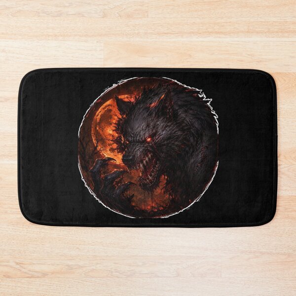 Item preview, Scary bloodthirsty Werewolf face art designed and sold by SMARTKIT  DESIGNAGENCY.