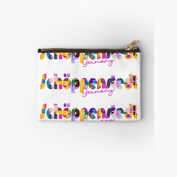 Item preview, Schöppenstedt, Germany, Vibrant Abstract City Typography Art designed and sold by Wanderful-roads.