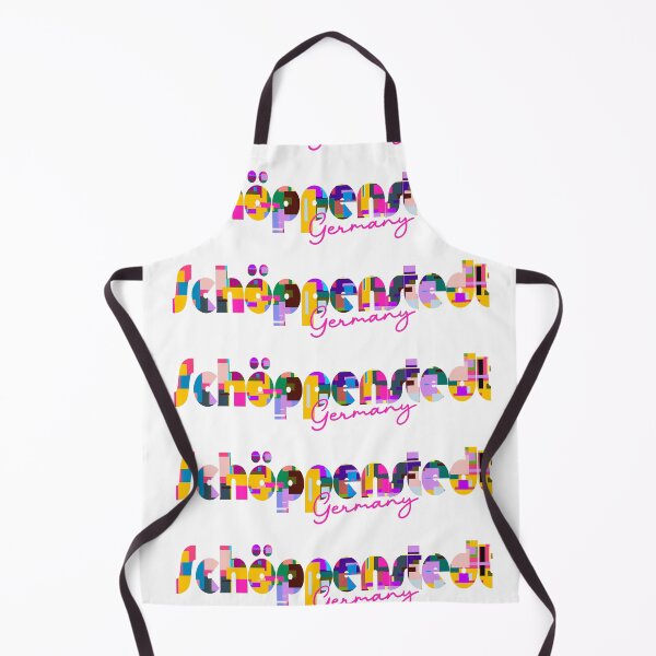 Item preview, Schöppenstedt, Germany, Vibrant Abstract City Typography Art designed and sold by Wanderful-roads.