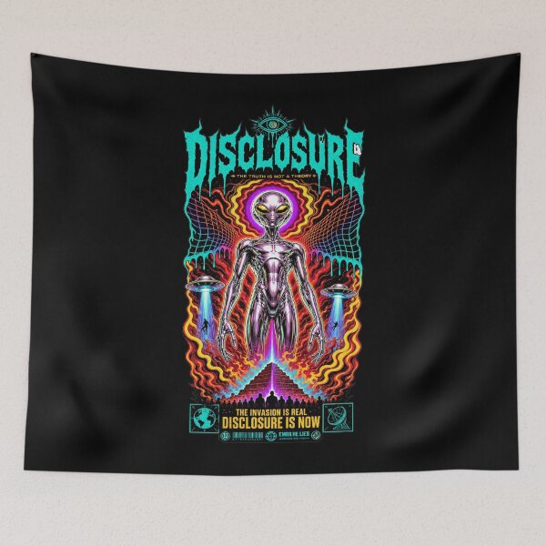 Item preview, Disclosure Is Now Alien Invasion designed and sold by HoshisWorld2018.