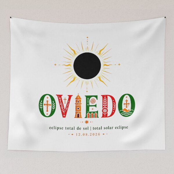 Item preview, Oviedo Total Solar Eclipse 2026 designed and sold by Beyond Destinations.