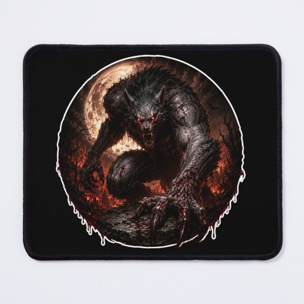 Item preview, Scary bloodthirsty Werewolf art designed and sold by SMARTKIT  DESIGNAGENCY.