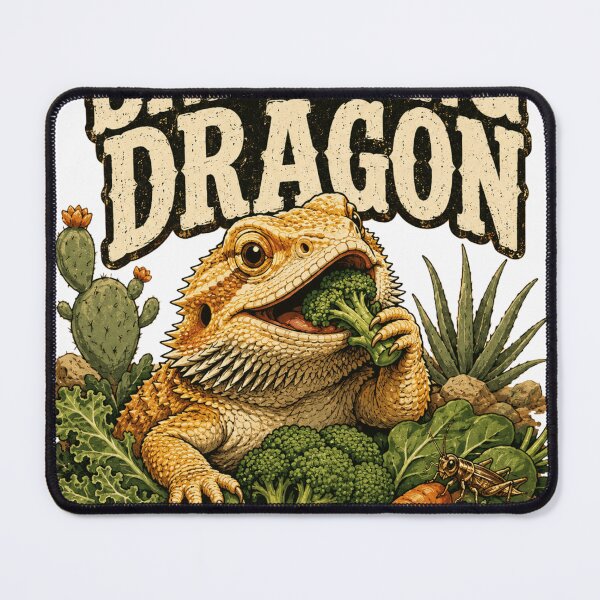 Item preview, Snacking Dragon Veggie Lover Bearded Dragon designed and sold by fantasyy.