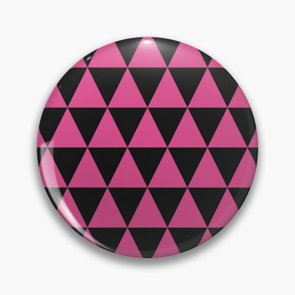 Item preview, Black And Hot Pink Triangle Grid Pattern designed and sold by pattern-archive.