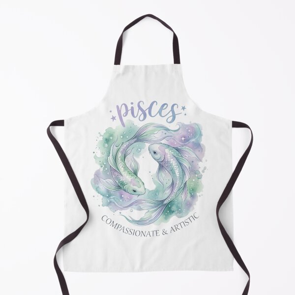 Item preview, Pisces Zodiac Watercolor Fish | Compassionate & Artistic | Daily Horoscope Astrology Gift designed and sold by Bhaskar Digital Art.