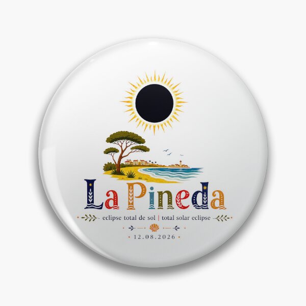 Item preview, La Pineda Total Solar Eclipse 2026 designed and sold by Beyond Destinations.