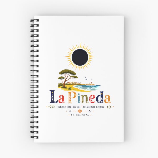 Item preview, La Pineda Total Solar Eclipse 2026 designed and sold by Beyond Destinations.