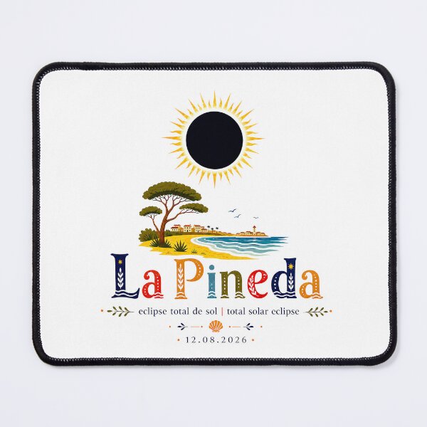 Item preview, La Pineda Total Solar Eclipse 2026 designed and sold by Beyond Destinations.