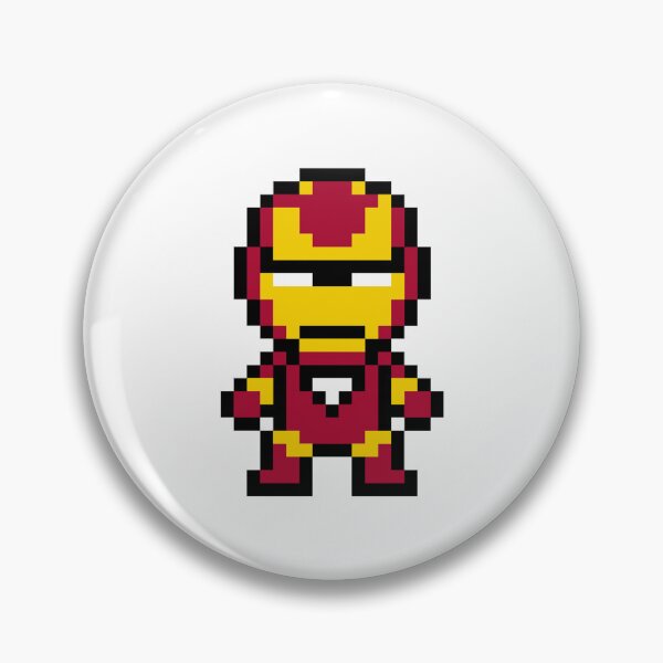 Item preview, Pixel Characters - Iron Man Avenger designed and sold by FancyOwlDesigns.