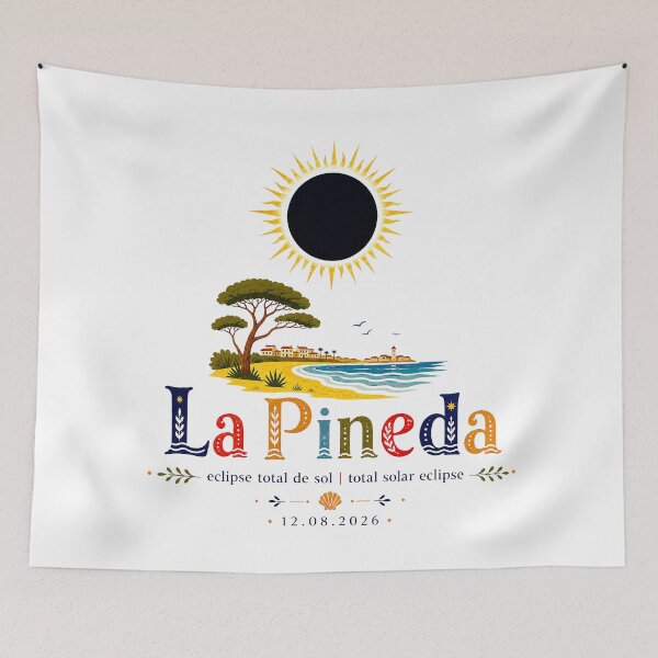 Item preview, La Pineda Total Solar Eclipse 2026 designed and sold by Beyond Destinations.