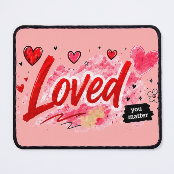 Item preview, Loved Typography Design designed and sold by Aries Creation Store.