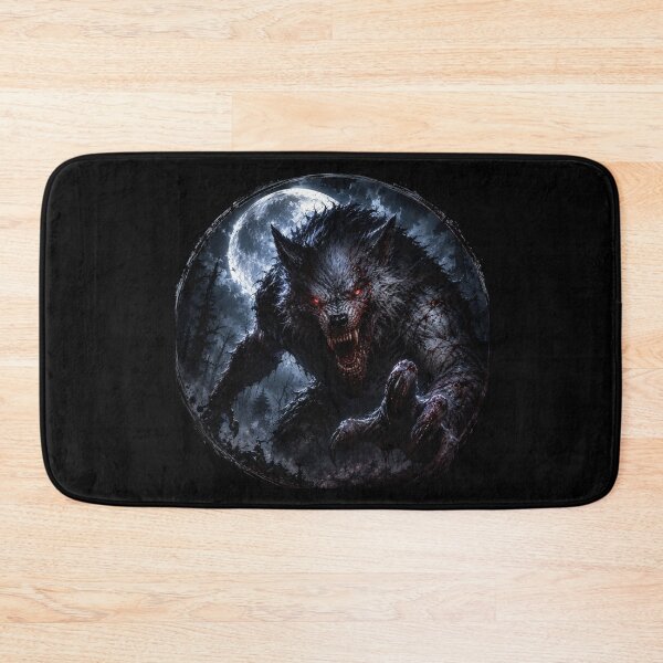 Item preview, Scary full moon Werewolf art designed and sold by SMARTKIT  DESIGNAGENCY.