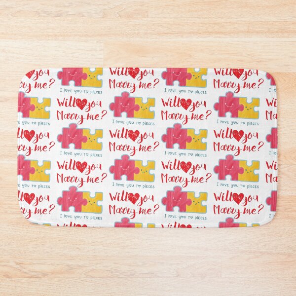 Item preview, Will You Marry Me Proposal Puzzle Piece Design designed and sold by NikBrin Prevail .