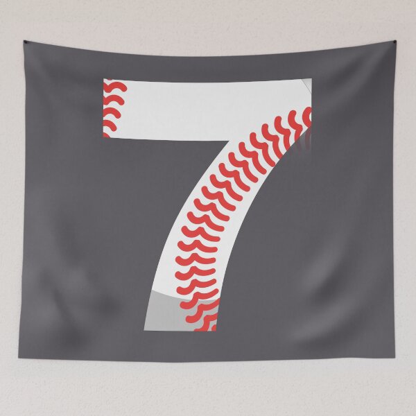 Item preview, Number 7 Baseball #7 designed and sold by melsens.