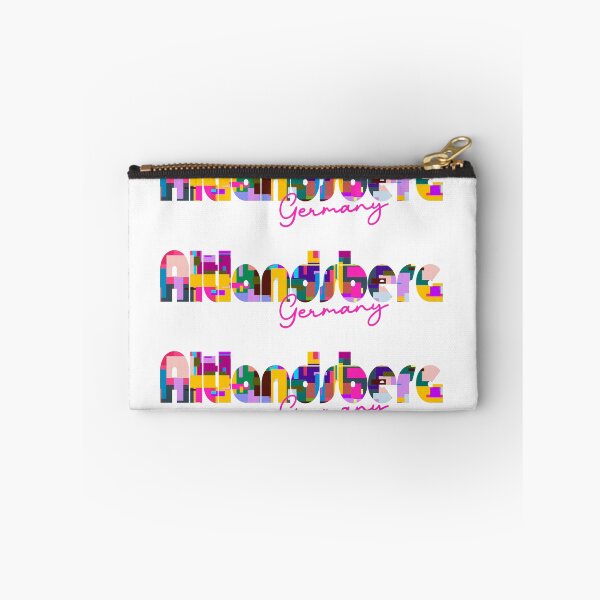 Item preview, Altlandsberg, Germany, Vibrant Abstract City Typography Art designed and sold by Wanderful-roads.