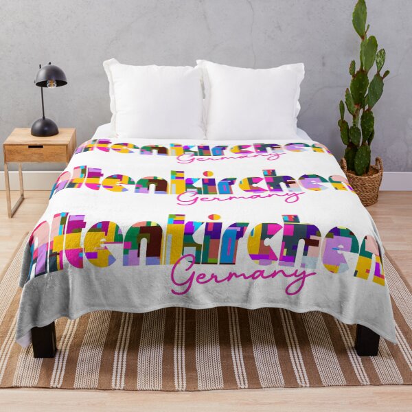 Item preview, Altenkirchen, Germany, Vibrant Abstract City Typography Art designed and sold by Wanderful-roads.