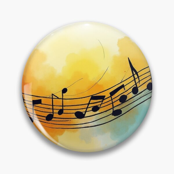Item preview, Colorful Music Notes Watercolor Painting. designed and sold by fbtrisha.
