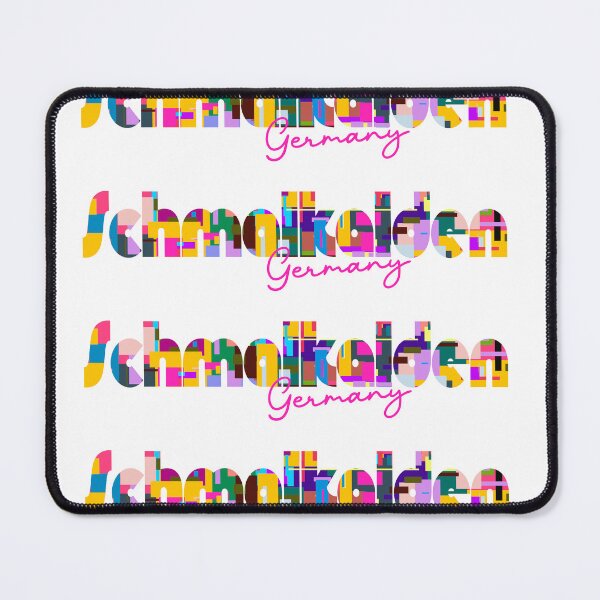 Item preview, Schmalkalden, Germany, Vibrant Abstract City Typography Art designed and sold by Wanderful-roads.