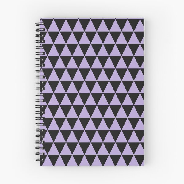 Item preview, Black And Lilac Triangle Grid Pattern designed and sold by pattern-archive.