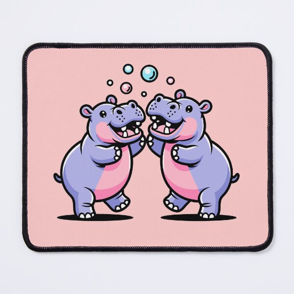 Item preview, Funny Hippopotamus designed and sold by Royalsticker.