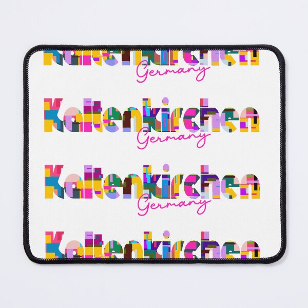 Item preview, Kaltenkirchen, Germany, Vibrant Abstract City Typography Art designed and sold by Wanderful-roads.