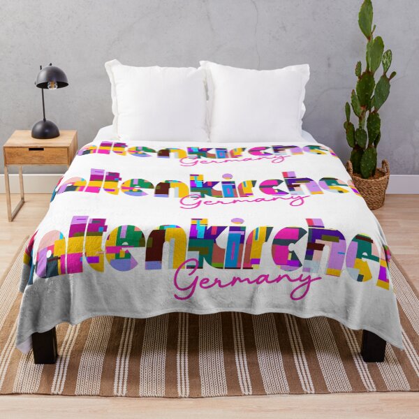 Item preview, Kaltenkirchen, Germany, Vibrant Abstract City Typography Art designed and sold by Wanderful-roads.