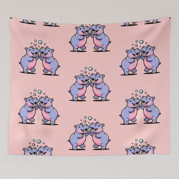 Item preview, Funny Hippopotamus designed and sold by Royalsticker.