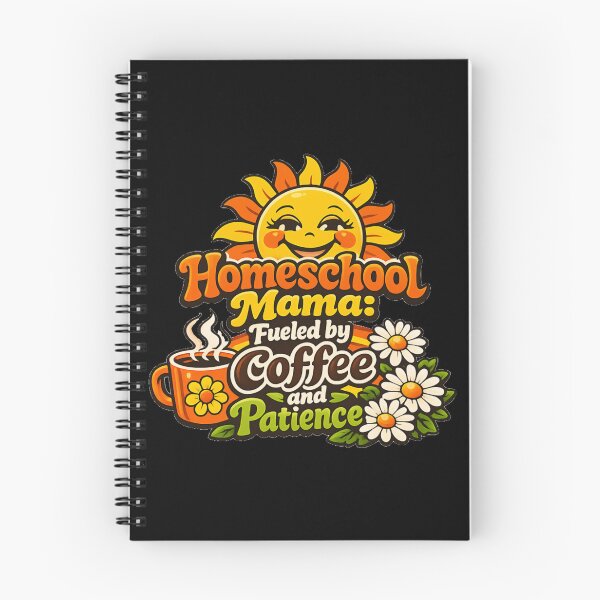 Item preview, Funny Homeschool Mama Fueled By Coffee And Patience designed and sold by DeliaDesignsCo.