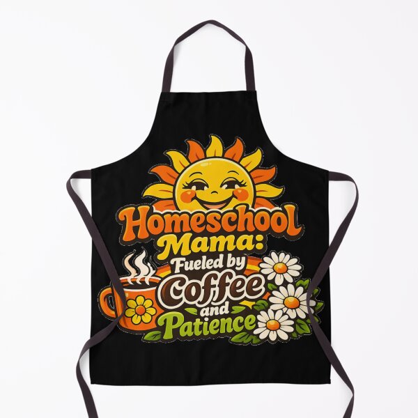 Item preview, Funny Homeschool Mama Fueled By Coffee And Patience designed and sold by DeliaDesignsCo.