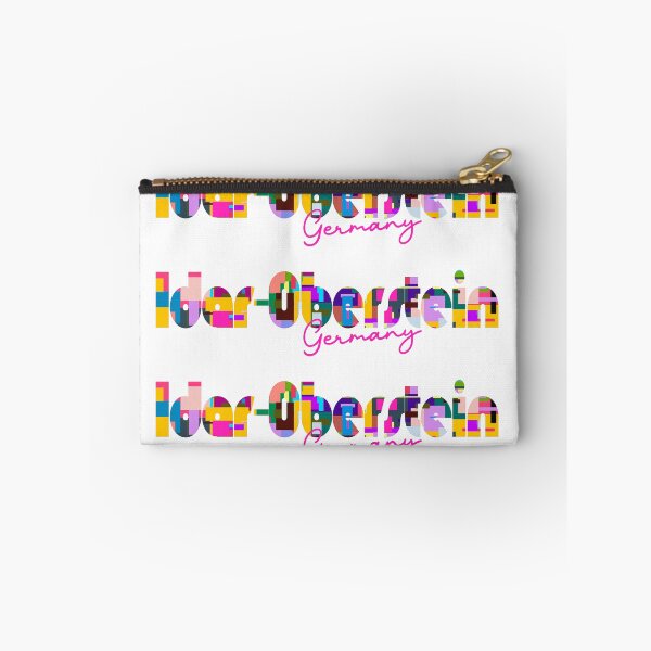 Item preview, Idar-Oberstein, Germany, Vibrant Abstract City Typography Art designed and sold by Wanderful-roads.