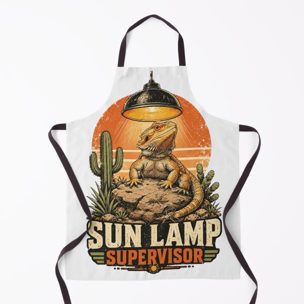 Item preview, Sun Lamp Supervisor Funny Bearded Dragon designed and sold by fantasyy.