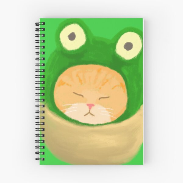 Item preview, Cute Frog Hat Kitty designed and sold by CosmicHollow.