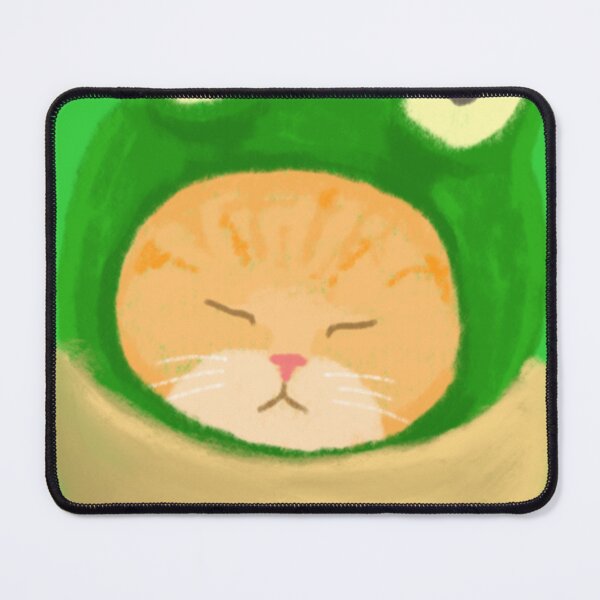 Item preview, Cute Frog Hat Kitty designed and sold by CosmicHollow.
