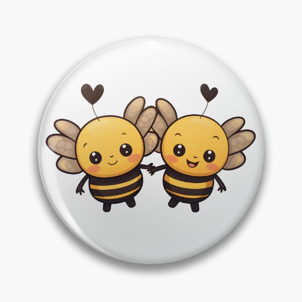 Item preview, Cute bees holding hands designed and sold by BobaTeeStore.