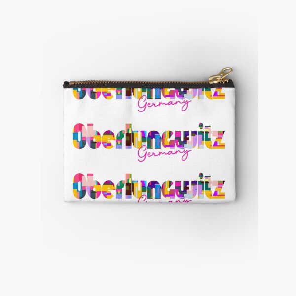 Item preview, Oberlungwitz, Germany, Vibrant Abstract City Typography Art designed and sold by Wanderful-roads.