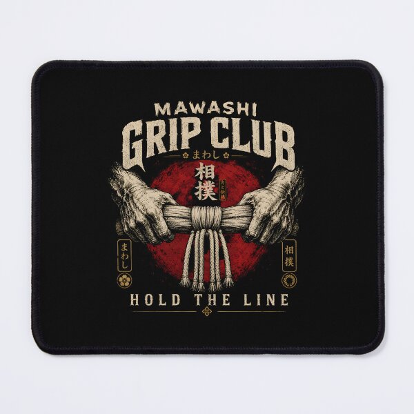 Item preview, Mawashi Grip Club Japanese Sumo Wrestling Design designed and sold by Orbit Ink.