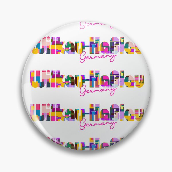 Item preview, Wilkau-Haßlau, Germany, Vibrant Abstract City Typography Art designed and sold by Wanderful-roads.
