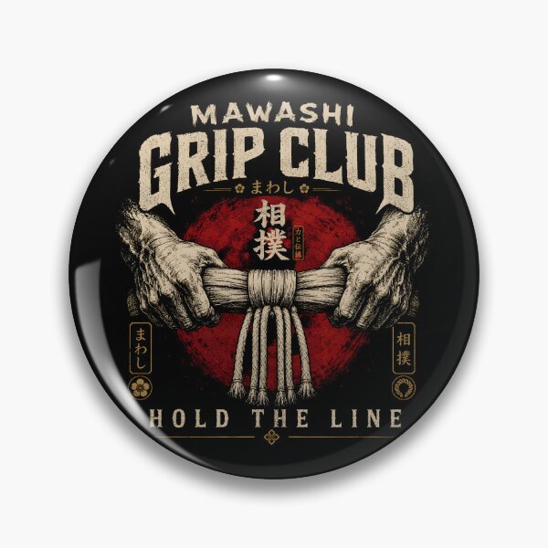 Item preview, Mawashi Grip Club Japanese Sumo Wrestling Design designed and sold by Orbit Ink.