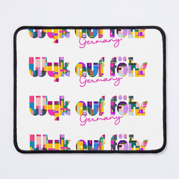 Item preview, Wyk auf Föhr, Germany, Vibrant Abstract City Typography Art designed and sold by Wanderful-roads.