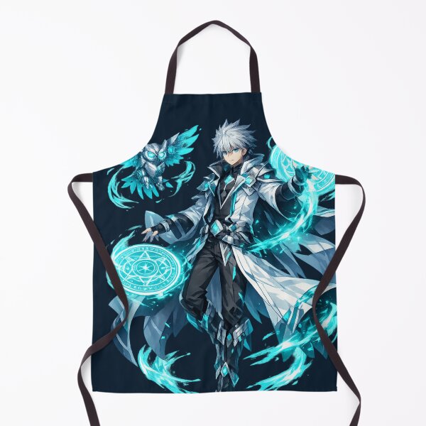 Item preview, Cyber Arcane Magician & Mechanical Owl | Original Futuristic Anime Mage designed and sold by Sticleg.