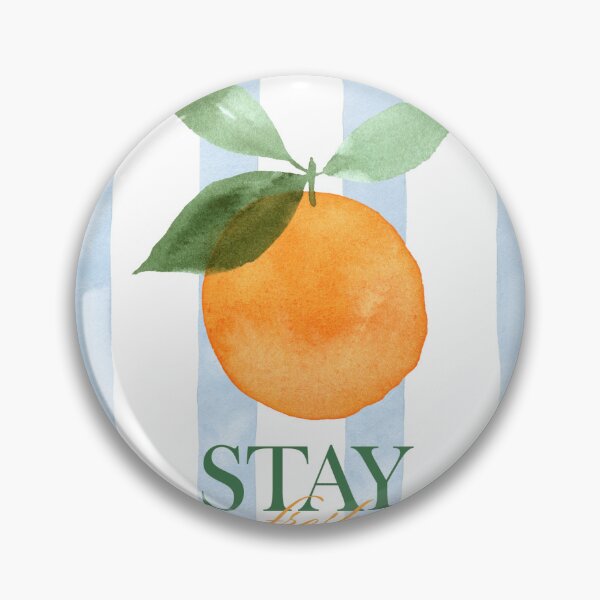 Item preview, Orange and Blue Illustrated Fruit T-Shirt designed and sold by SVSocialH.